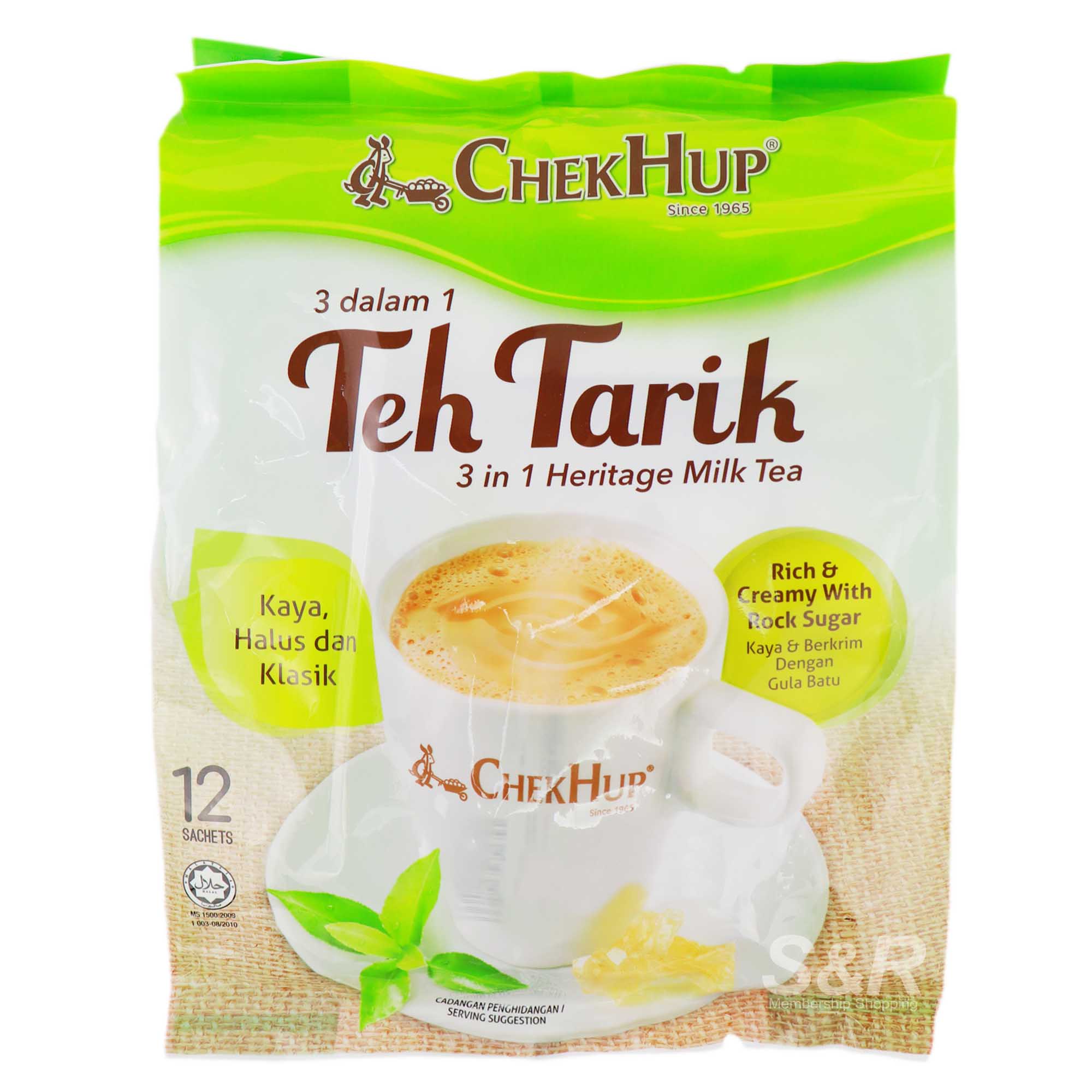 Chek Hup 3-in-1 Heritage Milk Tea 12 sachets Chek Hup 3-in-1 Heritage Milk Tea 12 sachets